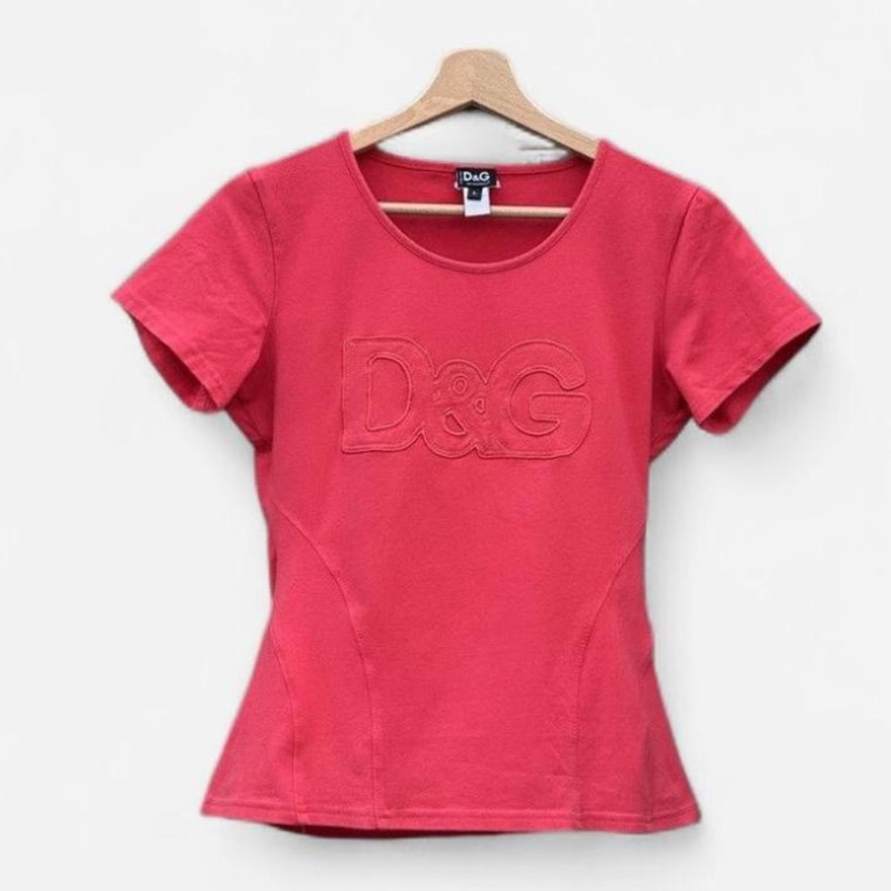 Vintage D&G Red Short Sleeve tee